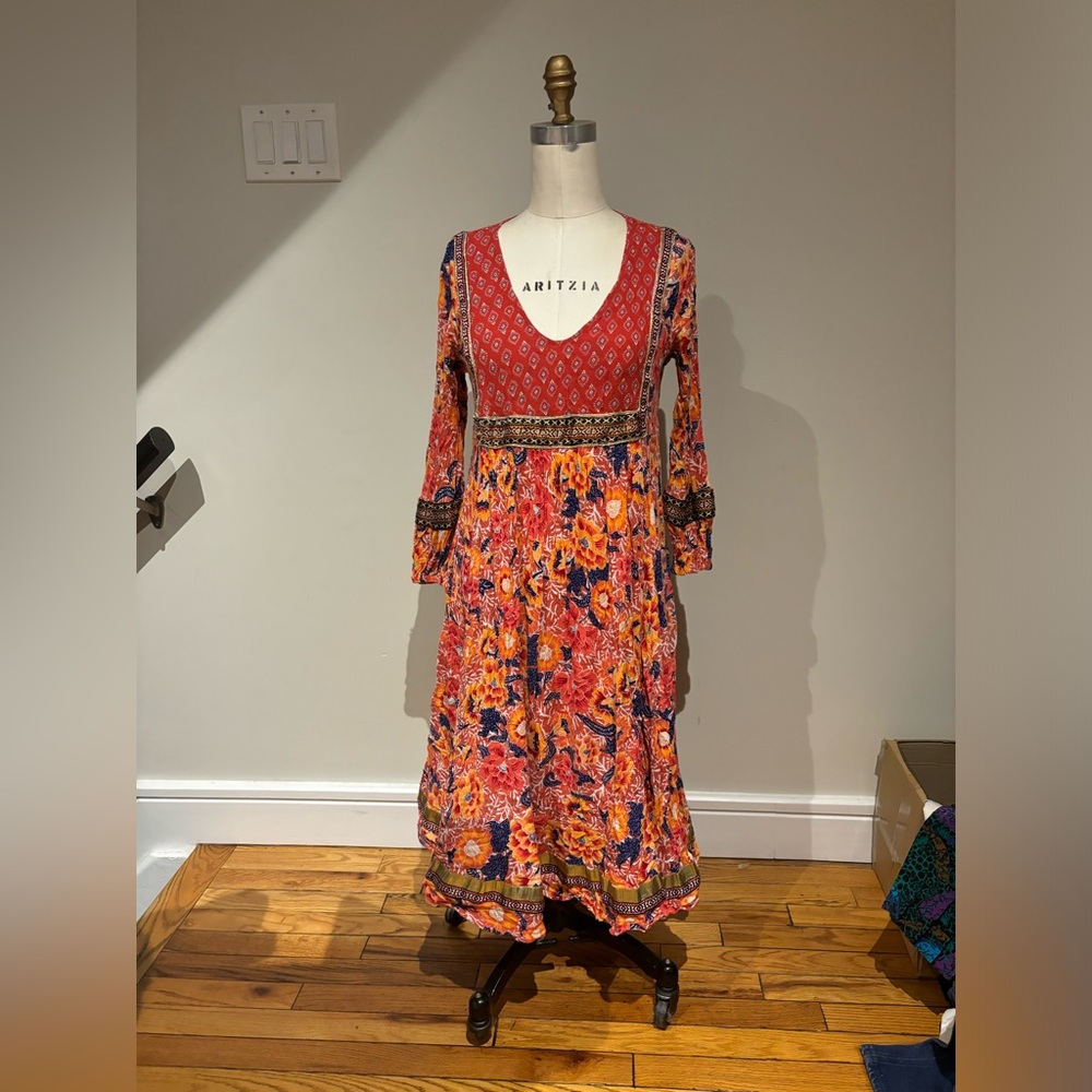 Flowy Boho dress Anthropologie size S